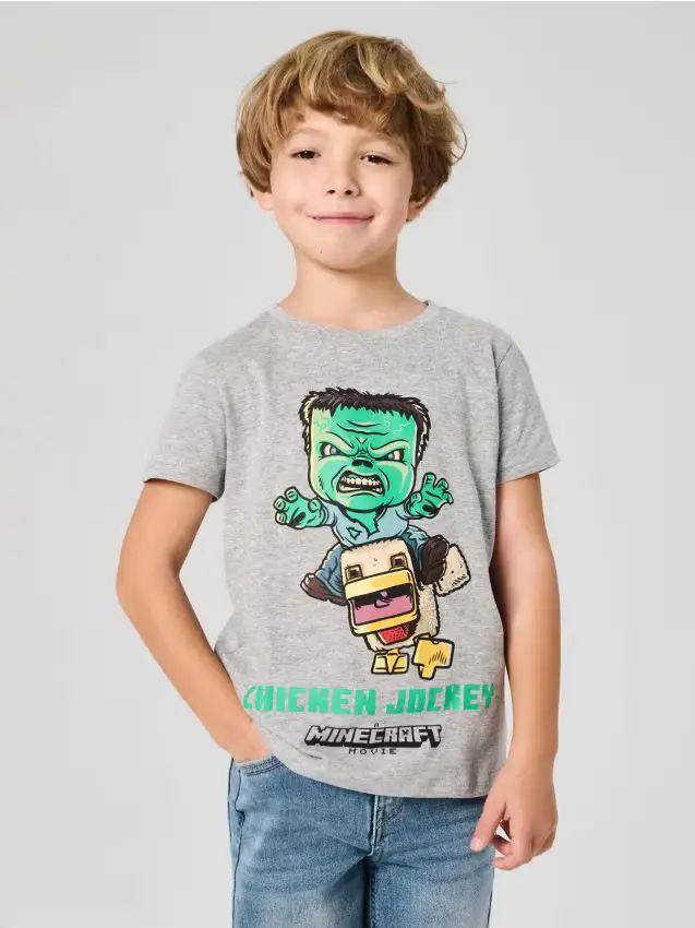 Sinsay T-shirt Grigio 4423914