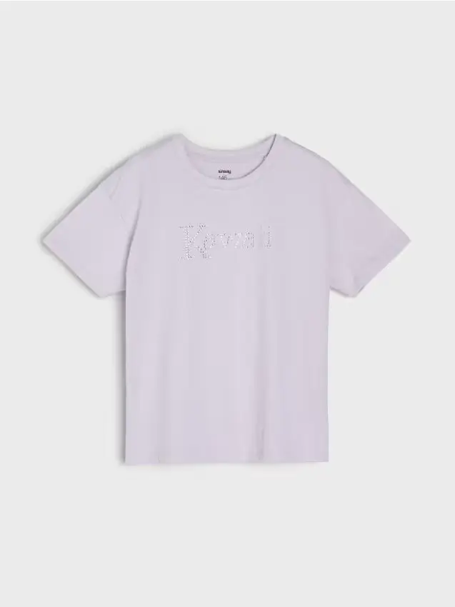 T-shirt in cotone - lavanda