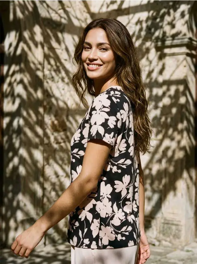 T-shirt in cotone stampato - altro