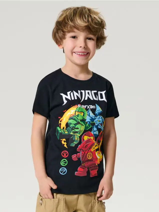 T-shirt Ninjago - nero