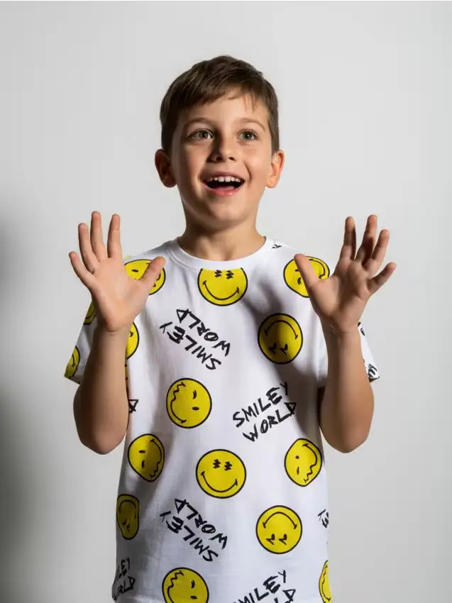 T-shirt SmileyWorld® - bianco