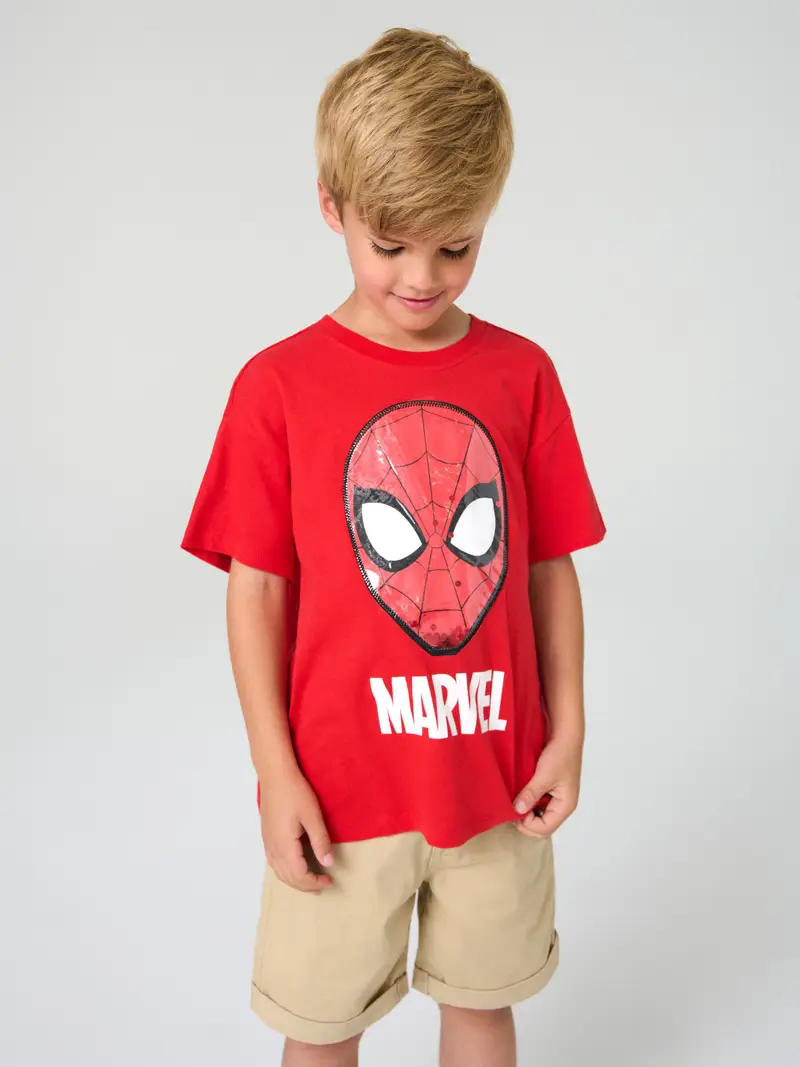 T-shirt Spider-Man - rosso miniatura 2