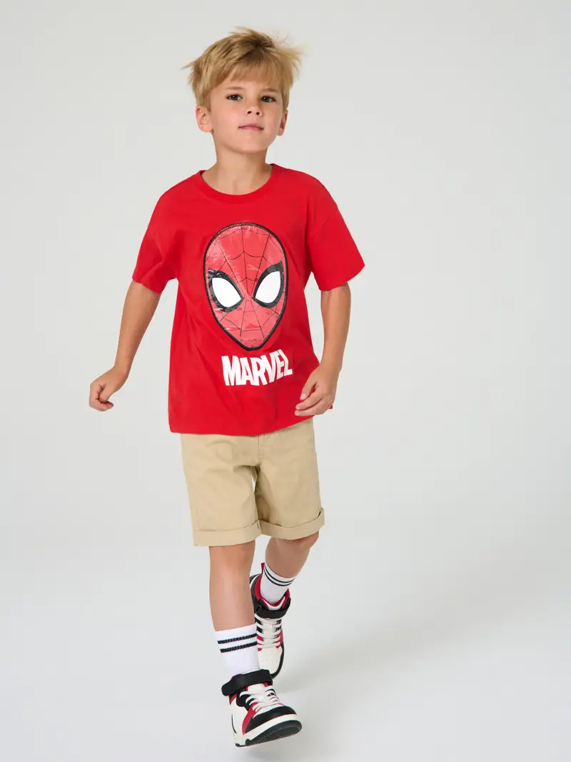 T-shirt Spider-Man - rosso miniatura 5