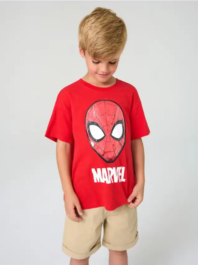 T-shirt Spider-Man - rosso