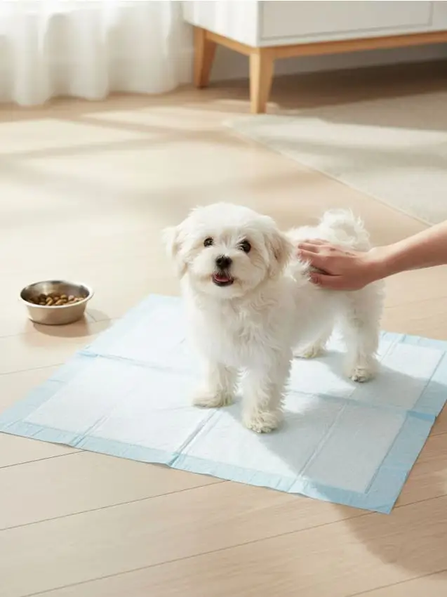 Tappetini igienici assorbenti per animali 15 pack - bianco