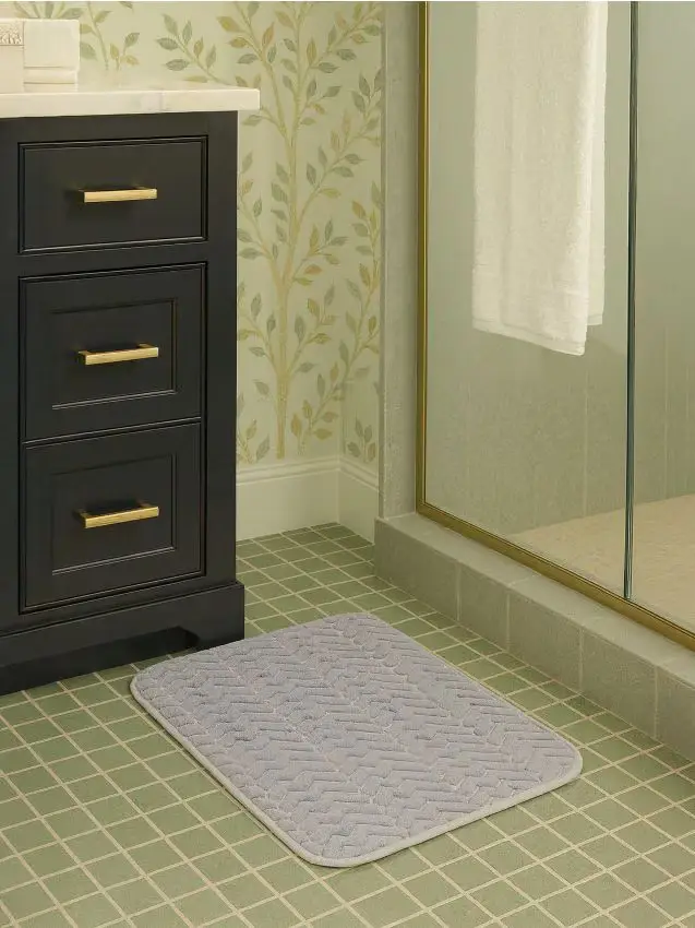 Tappetino da bagno - grigio chiaro