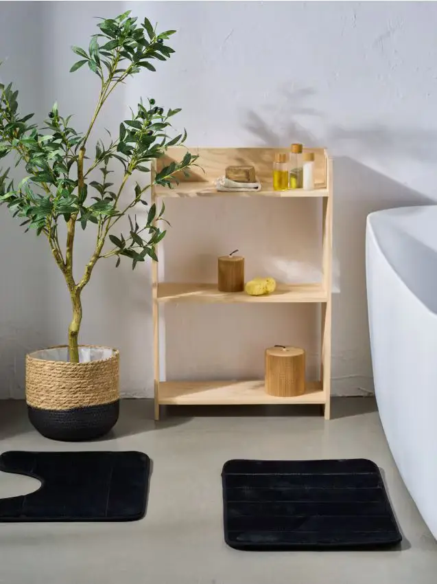 Tappetino da bagno - nero