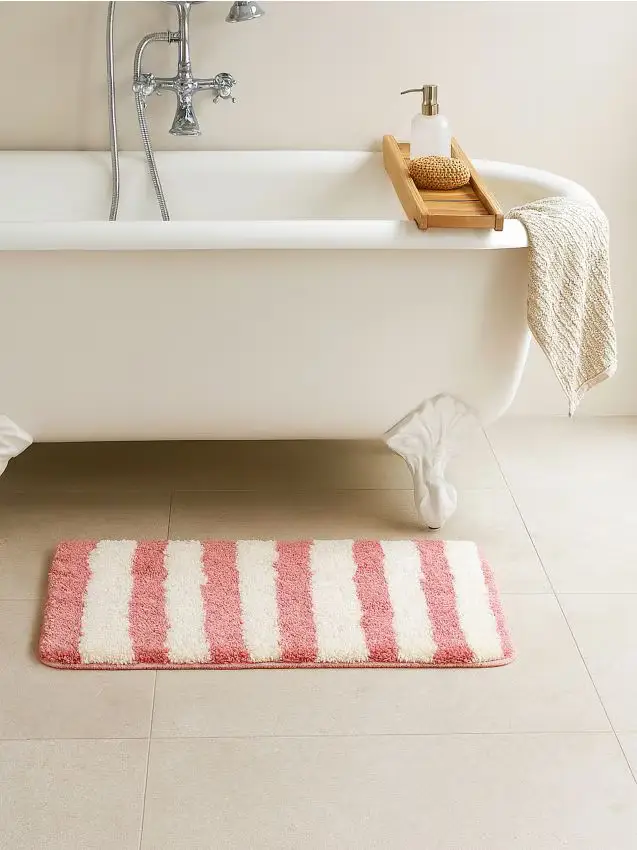 Tappetino da bagno - rosa pastello