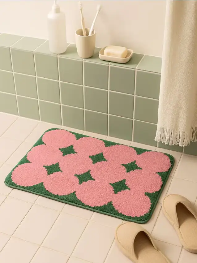 Tappetino da bagno - rosa shocking