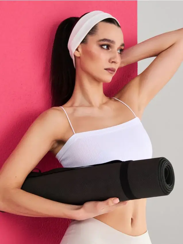 Tappetino fitness - nero