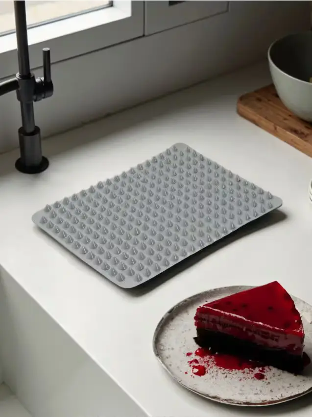 Tappetino in silicone per cottura - grigio chiaro