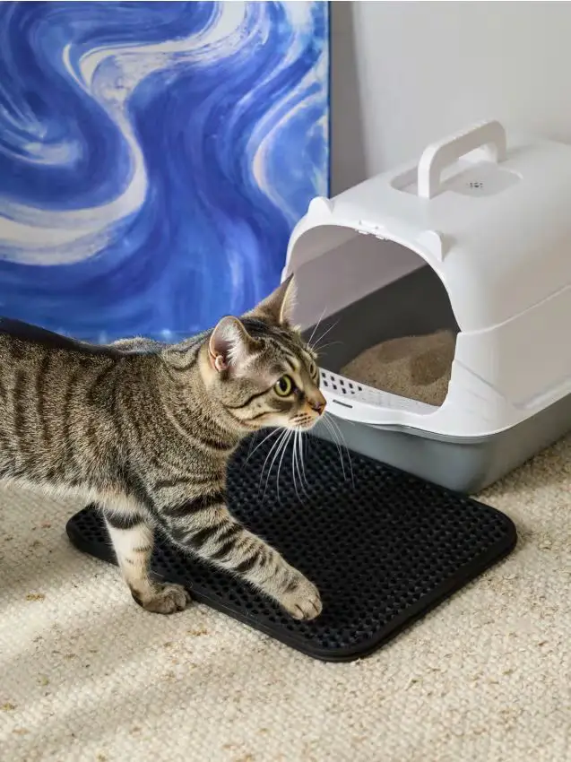 Tappetino per lettiera - nero