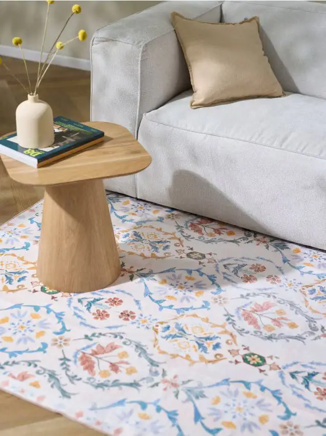 Tappeto con motivo decorativo - multicolor