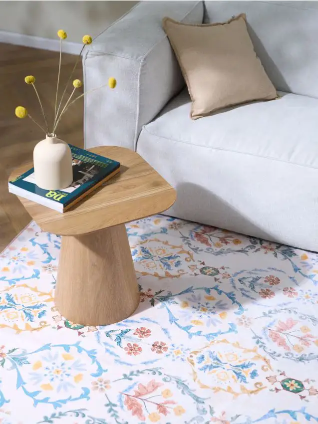 Tappeto con motivo decorativo - multicolor