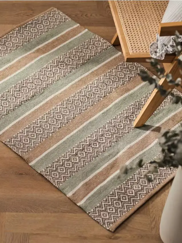 Tappeto con motivo - multicolor