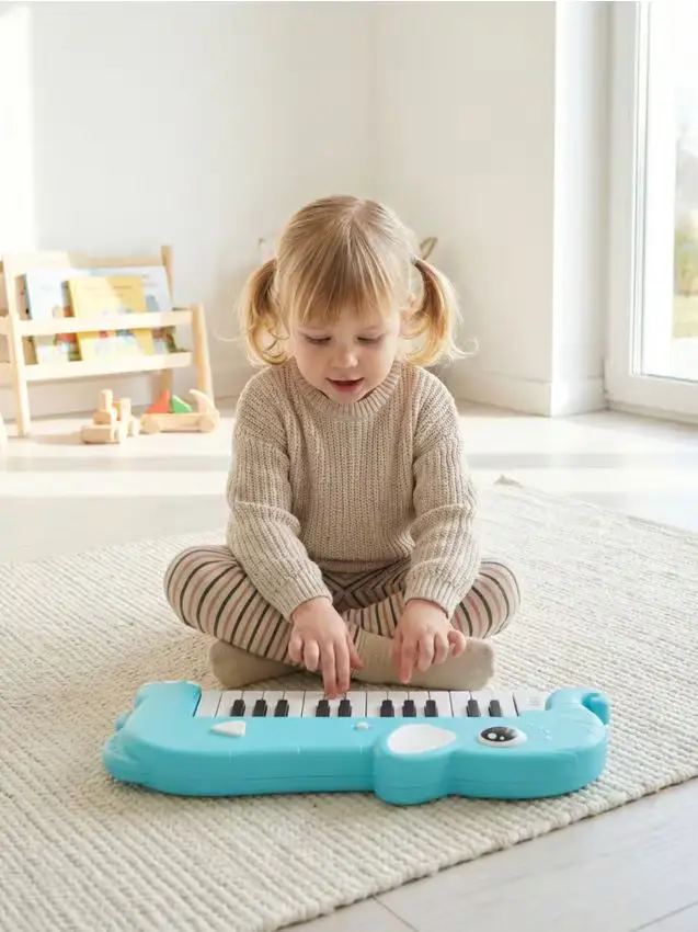 Tastiera elettronica giocattolo con motivo elefante - altro
