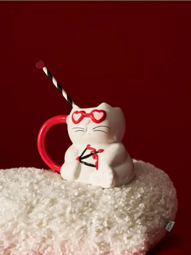 Tazza a forma di gatto - multicolor