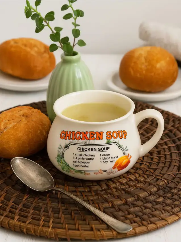 Tazza con stampa - giallo