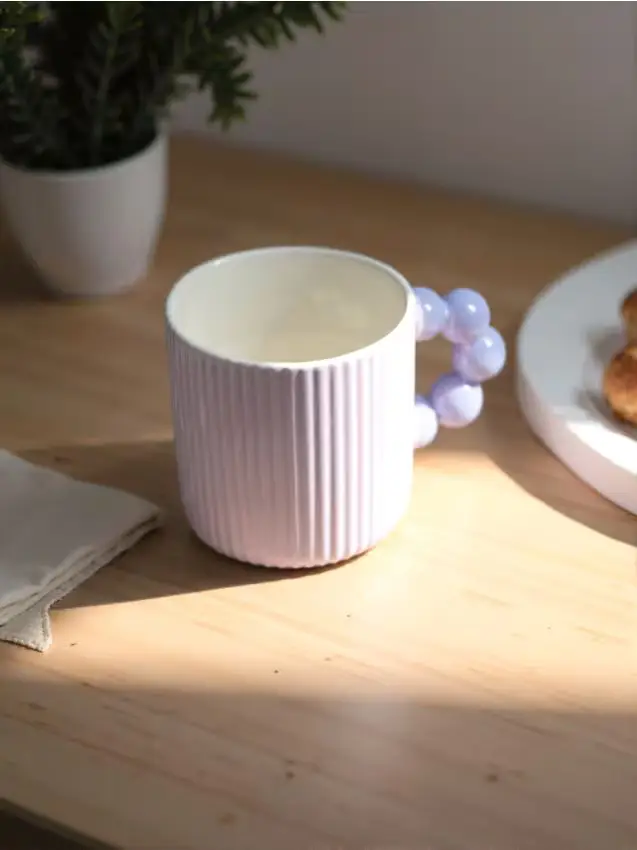 Tazza in ceramica - lavanda