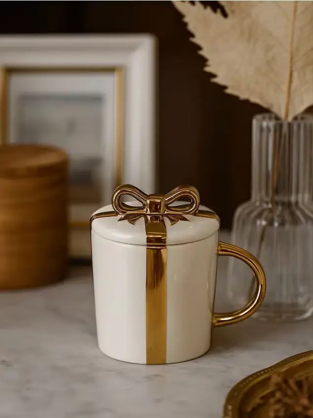 Tazza in ceramica - oro