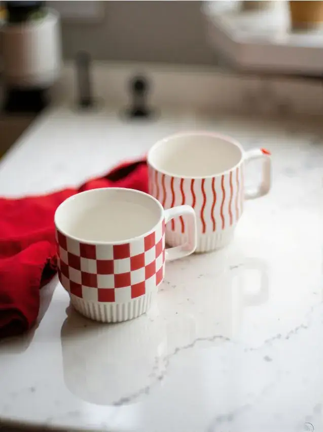 Tazze 2 confezioni - rosso