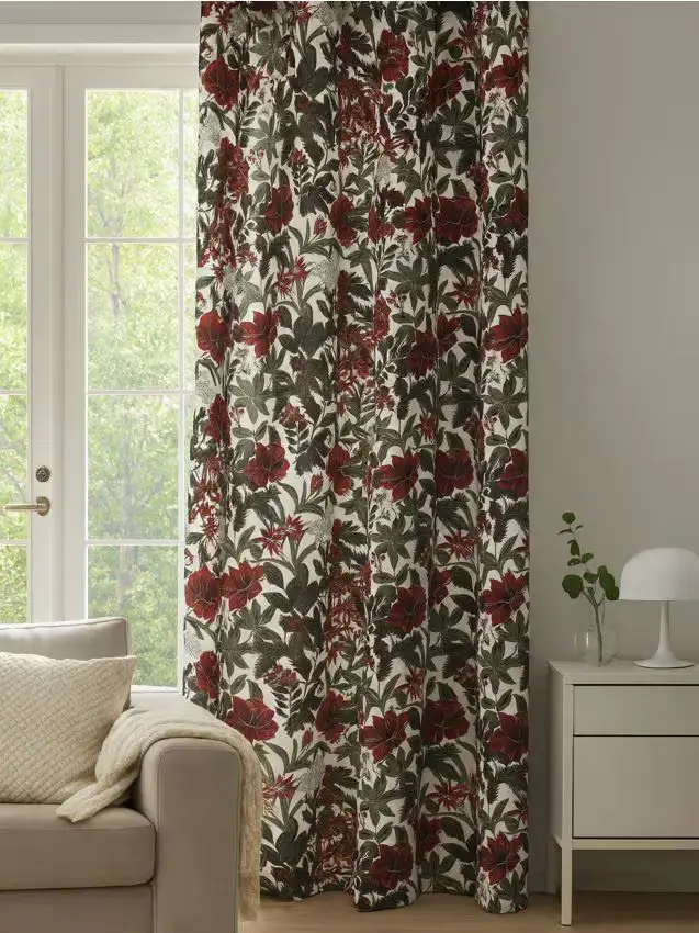 Tenda con motivo floreale - multicolor