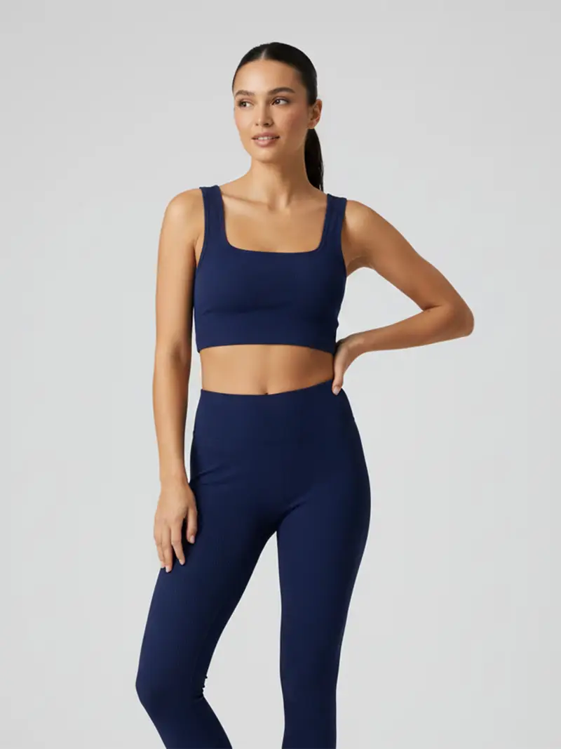 Top sportivo - blu scuro miniatura 3