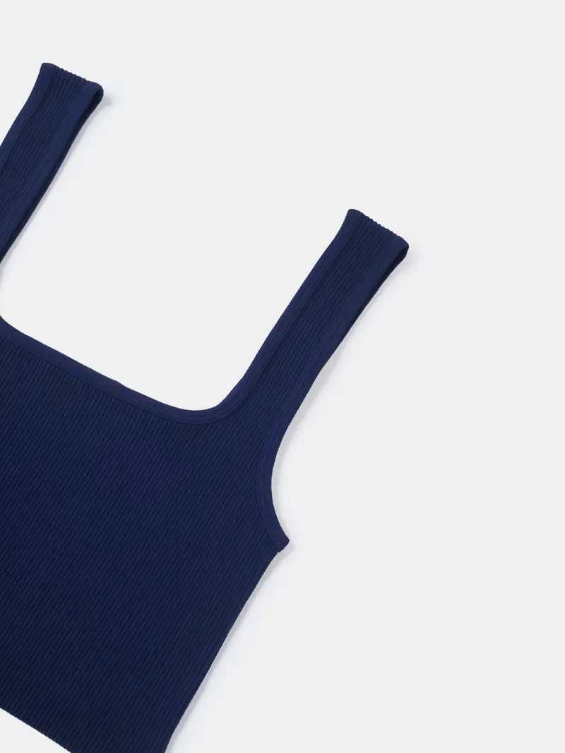 Top sportivo - blu scuro miniatura 4