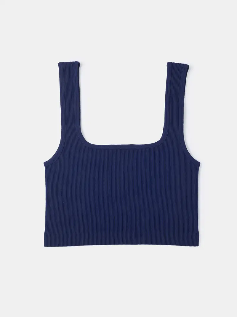 Top sportivo - blu scuro miniatura 5