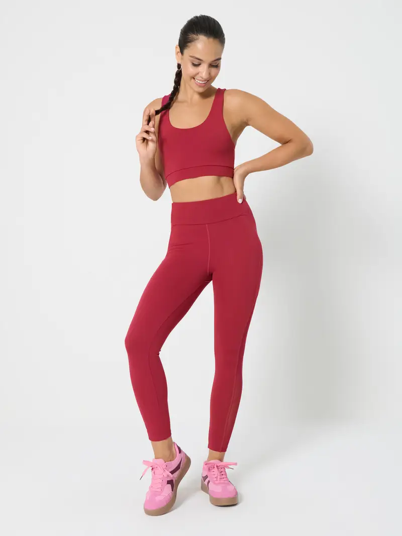 Top sportivo - maroon miniatura 3