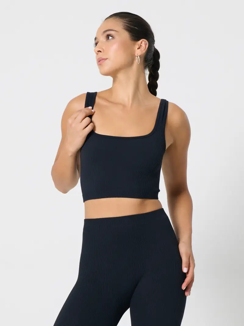 Top sportivo - nero miniatura 4