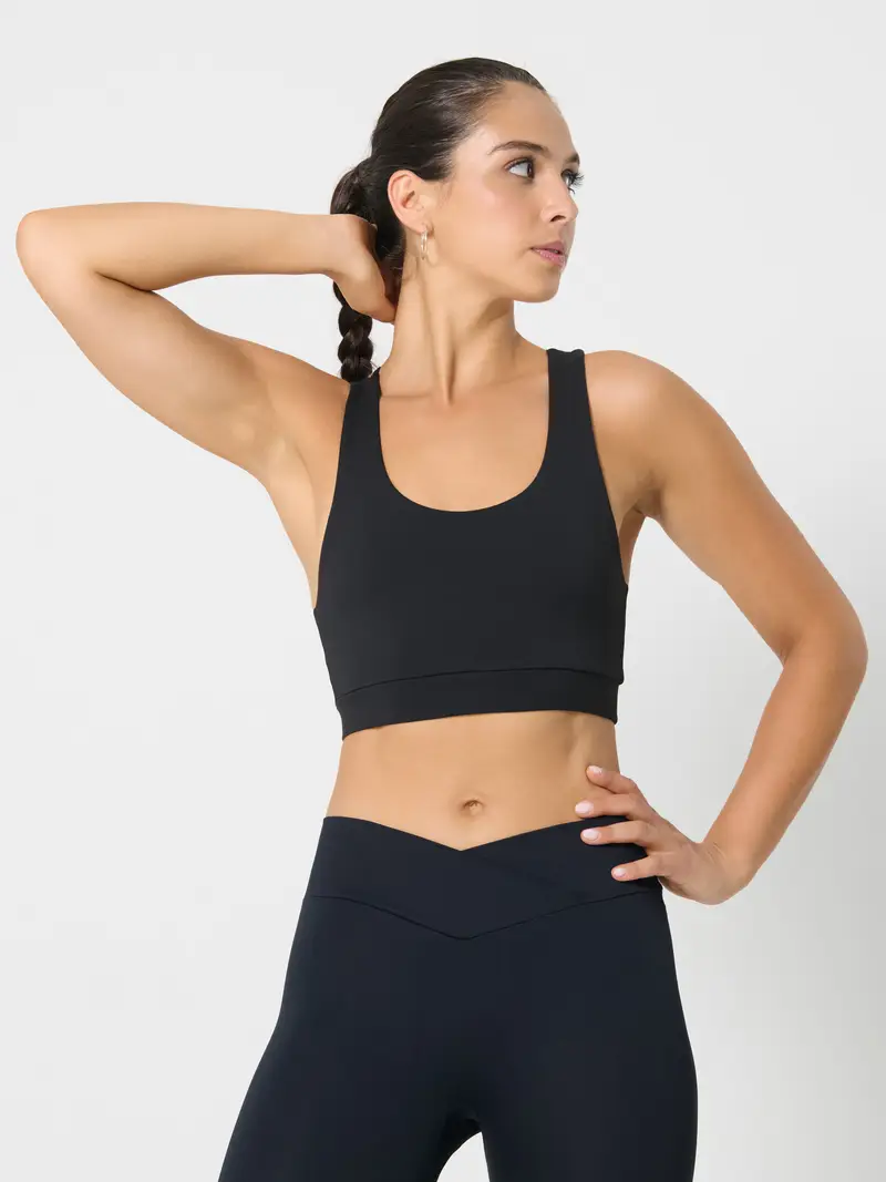 Top sportivo - nero miniatura 4