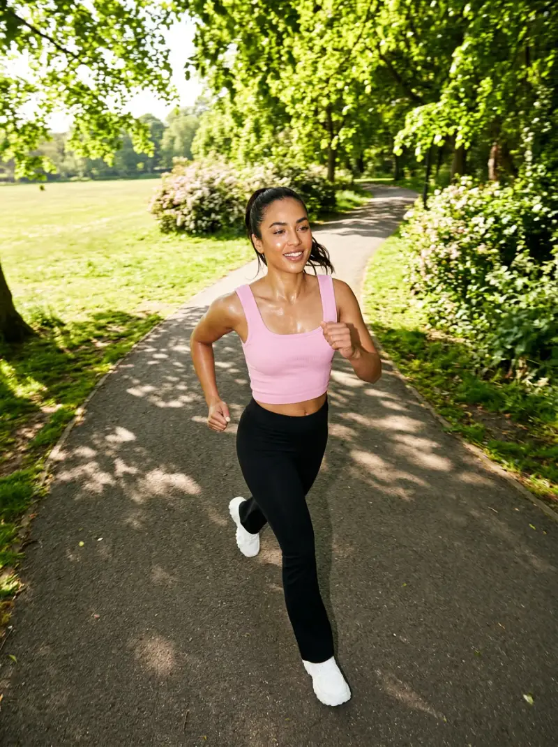 Top sportivo - rosa pastello miniatura 2