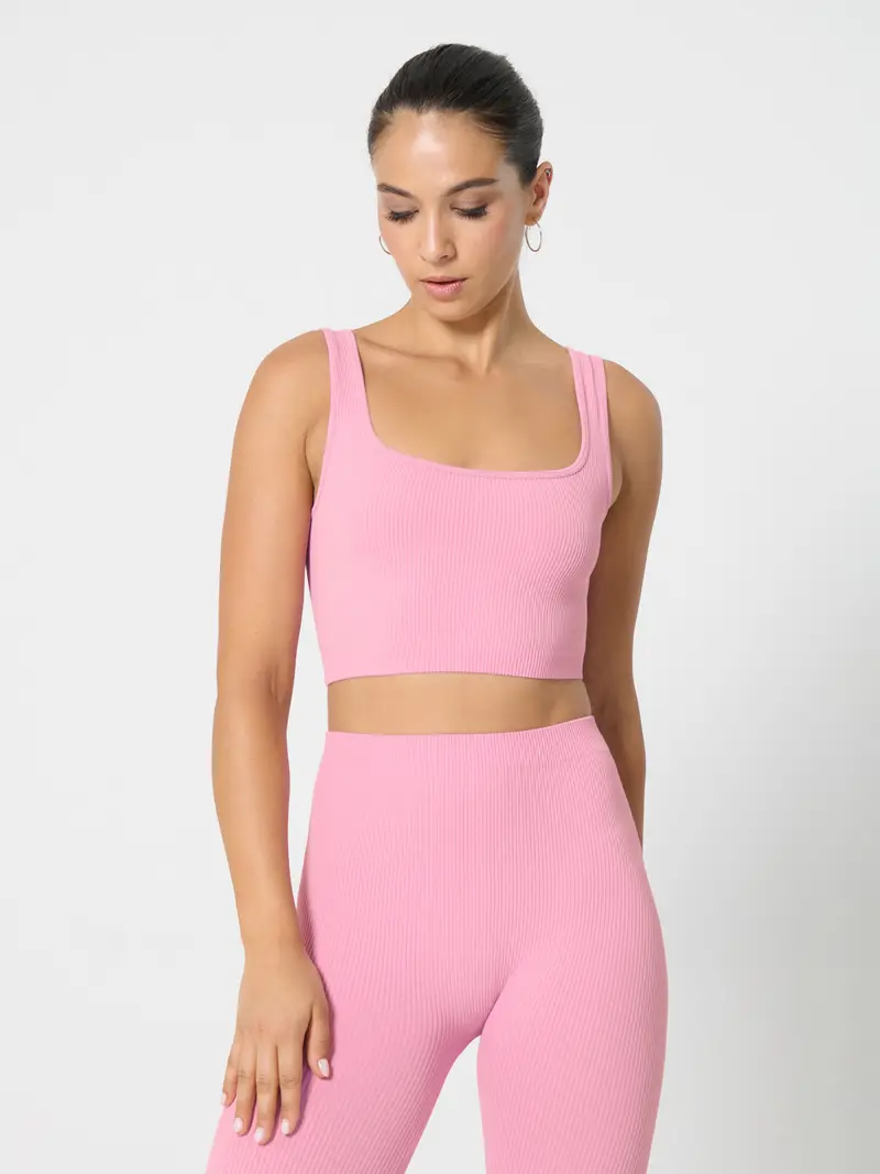 Top sportivo - rosa pastello miniatura 4