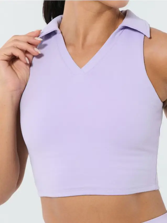 Top sportivo - viola