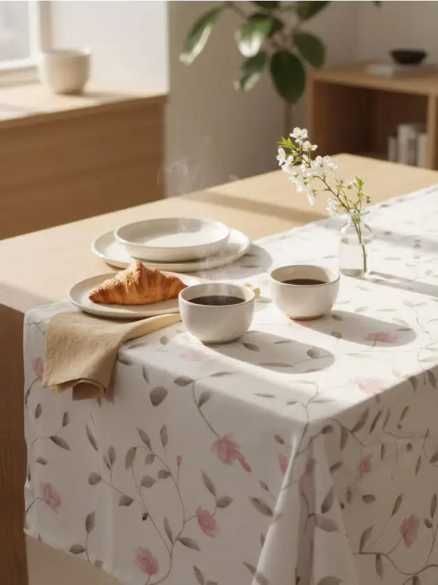 Tovaglia con stampa floreale - multicolor