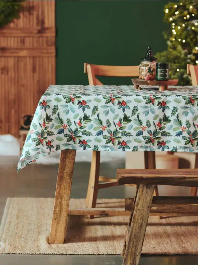 Tovaglia natalizia - verde scuro