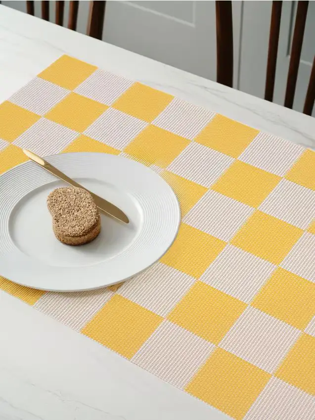 Tovagliette da tavola, set da 4 - giallo