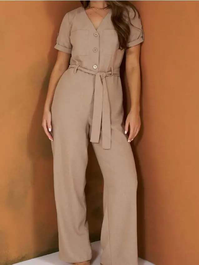 Tuta con pantaloni lunghi - nude