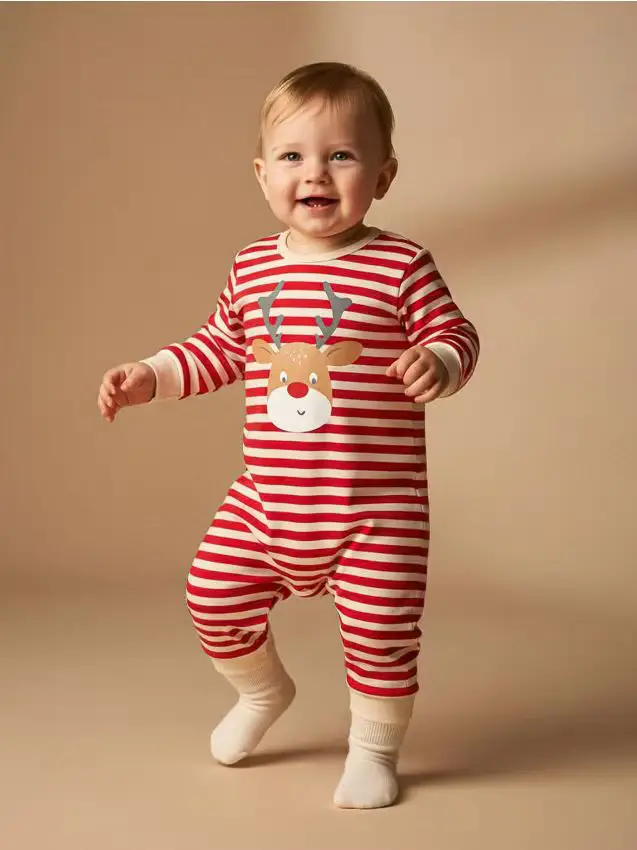 Tutina a righe - panna