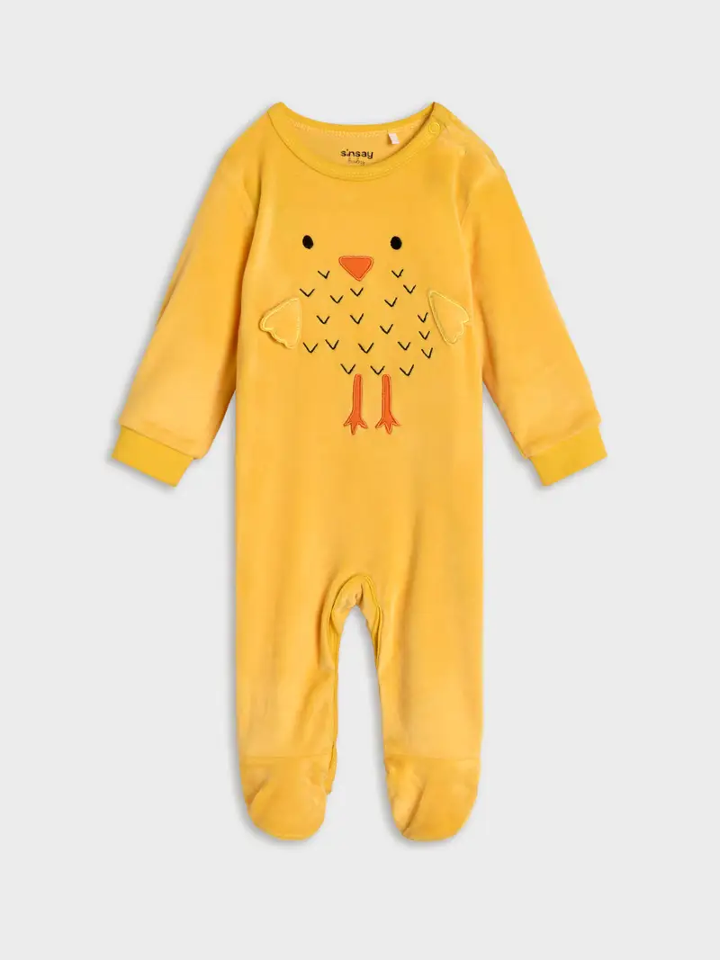 Tutina con cappellino - giallo miniatura 4