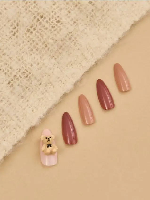 Unghie finte 24 pack - caffè Caffè