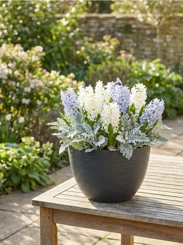 Vaso con texture decorativa - nero