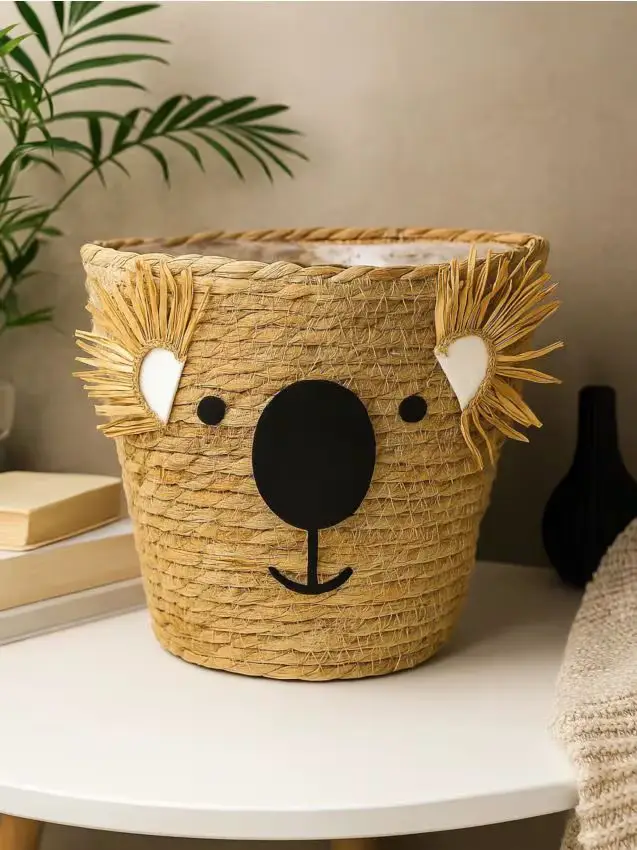 Vaso intrecciato - nero