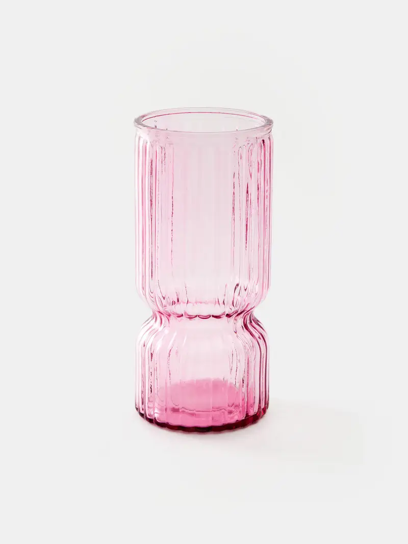 Vaso per fiori - rosa pastello miniatura 3