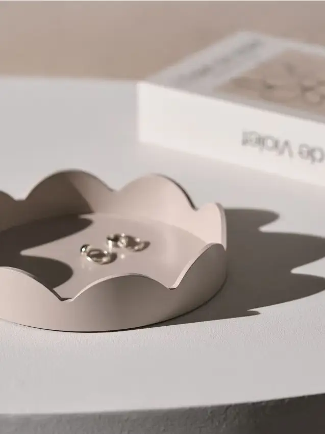 Vassoio decorativo - beige