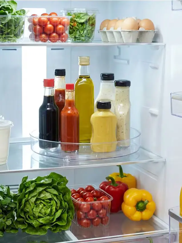 Vassoio girevole per frigorifero - clear