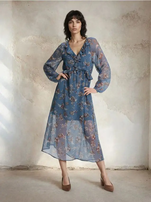 Vestito a camicia - multicolor