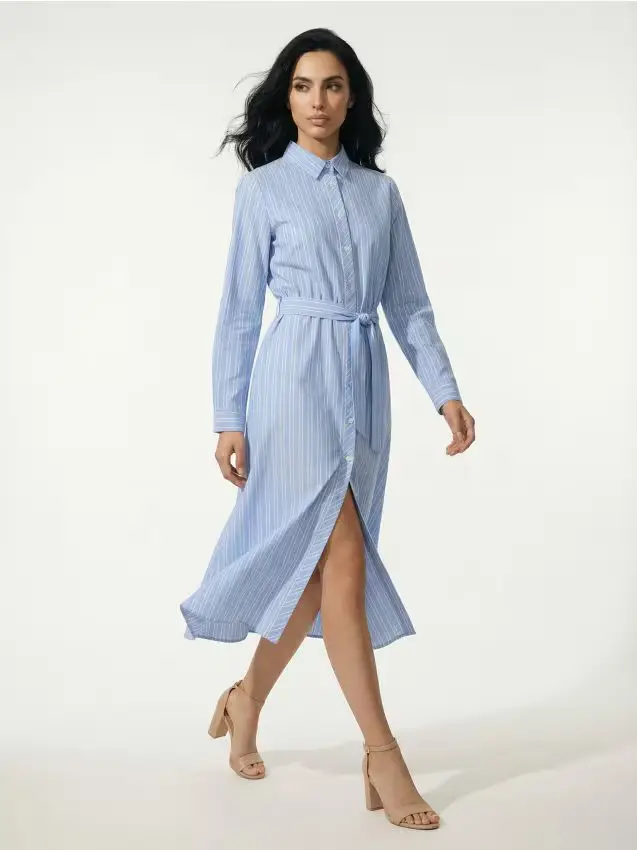 Vestito a camicia - multicolor