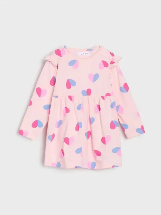 Vestito arricciato - rosa